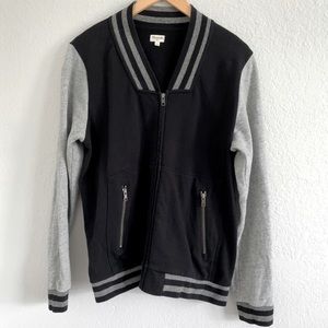 Madewell Varsity zip up jacket